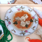 II miejsce - potrawa Koła Gospodyń Wiejskich Kąty Słowianki-Kołduny wołowe w wiejskim rosole