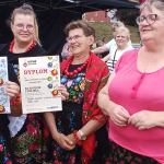 Laureatki I etapu Bitwy Regionów w Łobzie - Koło Gospodyń Wiejskich Wołkowianki