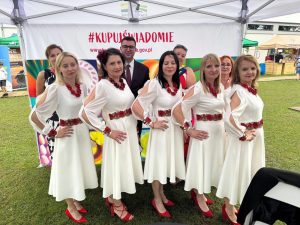 Laureatki II Etapu konkursu kulinarnego pn. Bitwa Regionów  KGW w Nagórzanach